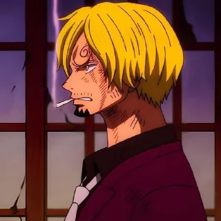😠 emoji Sanji Wano Telegram sticker 11 of 50