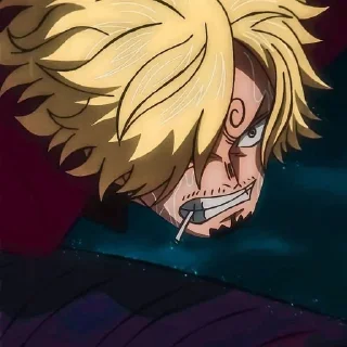 😡 emoji Sanji Wano Telegram sticker 10 of 50