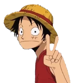 ✌ emoji One piece Telegram sticker 14 of 113