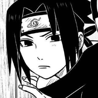 🤨 emoji Sasuke Uchiha Telegram sticker 7 of 49