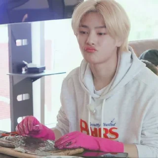 😔 emoji //Jeongin mood//! ➡️ @Ctikerubot Telegram sticker 16 of 69