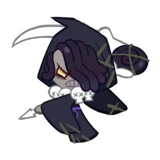 😠 emoji Лікоріш Кукі @crkstickersua Telegram sticker 6 of 37