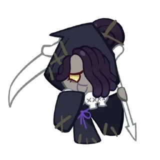 😅 emoji Лікоріш Кукі @crkstickersua Telegram sticker 5 of 37