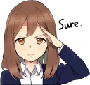 Sticker from usable girls
