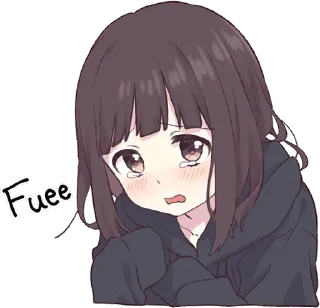 😢 emoji Menhera-chan 2 @anime_stickerr Telegram sticker 17 of 112