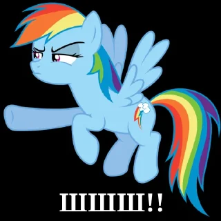 🤬 emoji Радуга Telegram sticker 6 of 15