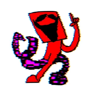 ⬆️ emoji ДЭШ-ГЛИЧ Telegram sticker 7 of 8
