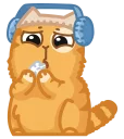 😥 emoji New Year Persik Telegram sticker 11 of 24