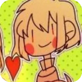 ❤ emoji Чара Дриммур/Chara Dreemurr @chara_undertale9 Telegram sticker 5 of 120