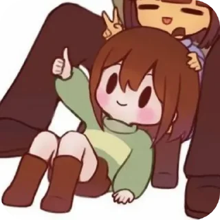 ❤ emoji Чара Дриммур/Chara Dreemurr @chara_undertale9 Telegram sticker 18 of 120