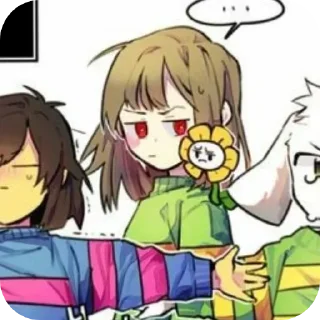 ❤ emoji Чара Дриммур/Chara Dreemurr @chara_undertale9 Telegram sticker 19 of 120