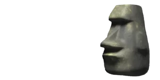 🗿 emoji Moai Telegram sticker 11 of 33