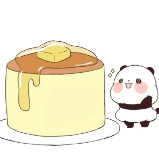 🥞 emoji panda my friend Telegram sticker 24 of 46
