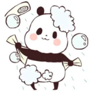 💦 emoji panda my friend Telegram sticker 15 of 46