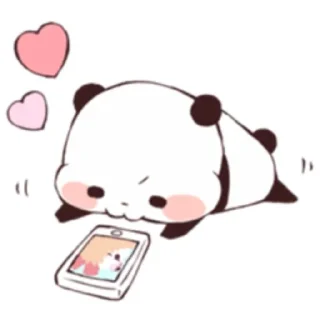 ❤️‍🩹 emoji panda my friend Telegram sticker 23 of 46