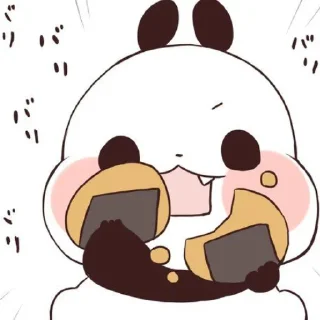 🍘 emoji panda my friend Telegram sticker 8 of 46