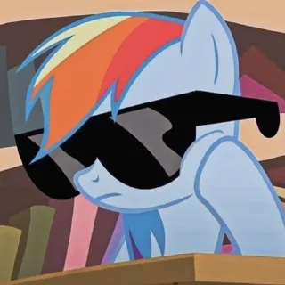 Sticker from Rainbow Dash • @Earth928B