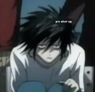 Sticker from death note meme