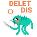😠 emoji Little Catto Telegram sticker 22 of 25