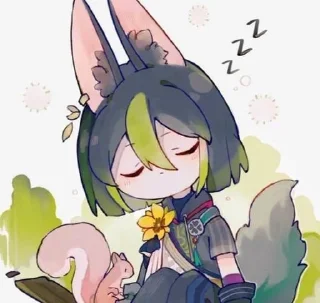 😴 emoji sumeru genshin impact** Telegram sticker 9 of 100