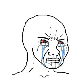 😭 emoji Трололо/ АВТОР ПАКА ВУЛЬФ(ВОЛЬФРАМ) Telegram sticker 18 of 40