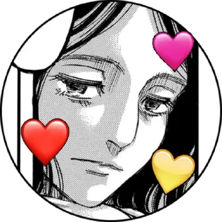 ❤️ emoji Pieck Telegram sticker 10 of 52