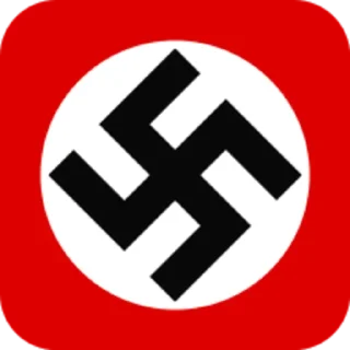 Sticker from Nazis