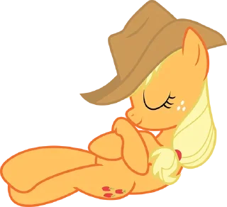 😏 emoji Applejack /@lx_zyr Telegram sticker 23 of 76