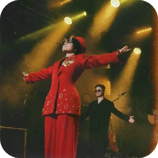 🎤 emoji Клавдія Петрівна від @dask42 Telegram sticker 15 of 80