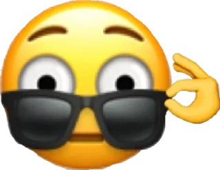 😎 emoji tresh moments Telegram sticker 9 of 54