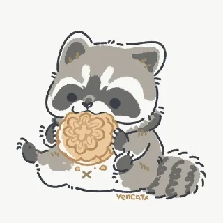 🍪 emoji енотов иванович Telegram sticker 19 of 54