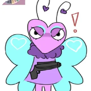 Sticker from Flutter and Flute!