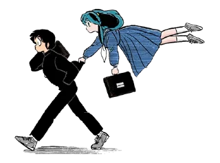 ❤️ emoji URUSEIYATSURA @dangokimochi Telegram sticker 14 of 16