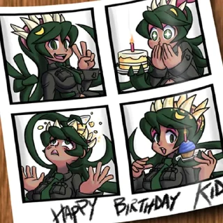 💚 emoji 🖤Фукуа💚 Telegram sticker 9 of 23