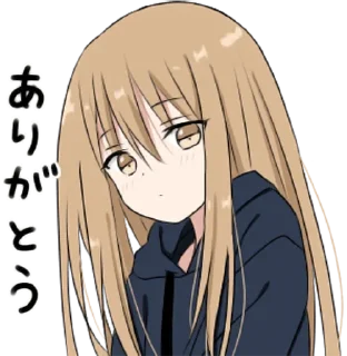 😐 emoji Hoodiegirl @Yato18K Telegram sticker 11 of 78