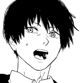 😲 emoji AKI HAYAKAWA @anime_sticks Telegram sticker 3 of 45
