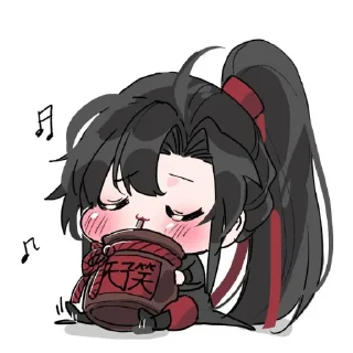 🍷 emoji Mo dao zu shi / Wei wuxian Telegram sticker 8 of 15