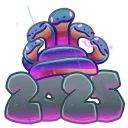 🎁 emoji Lunar Snake by @GiftChanges Telegram sticker 18 of 100