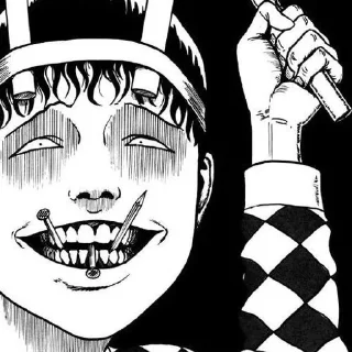🌟 emoji ༉‧₊˚.Junji Ito Telegram sticker 14 of 15