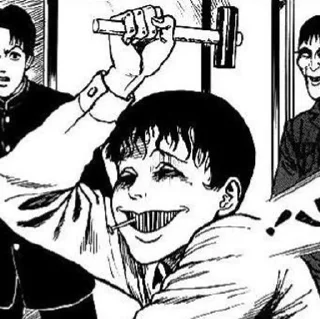 🌟 emoji ༉‧₊˚.Junji Ito Telegram sticker 7 of 15