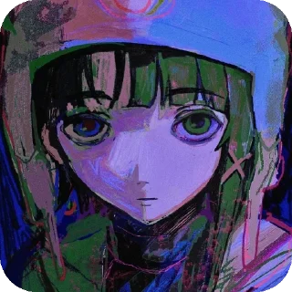 🔳 emoji LAIN Telegram sticker 18 of 25