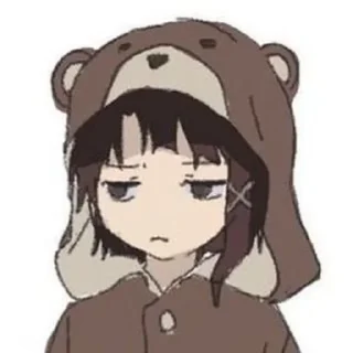 👄 emoji LAIN Telegram sticker 8 of 25