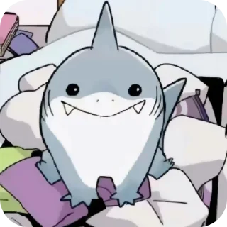 😁 emoji Jeff the land shark Telegram sticker 17 of 40