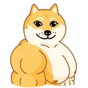 😊 emoji Doge Telegram sticker 8 of 35