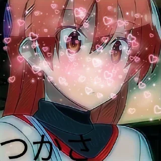 🥰 emoji Унеси меня на луну @anime_stickerr Telegram sticker 1 of 20