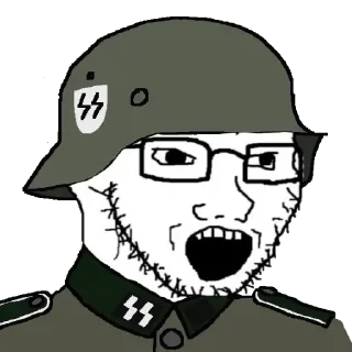 😲 emoji Wojak Telegram sticker 19 of 21