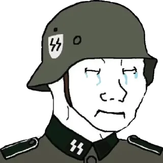 😓 emoji Wojak Telegram sticker 13 of 21