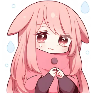 Sticker from Розовая зайка @Nyasticks