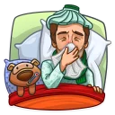 🤧 emoji Skeptical Doc Telegram sticker 14 of 36