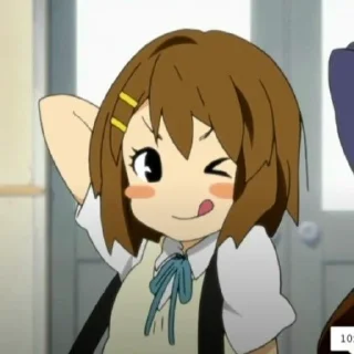 😋 emoji k-on! Telegram sticker 7 of 53